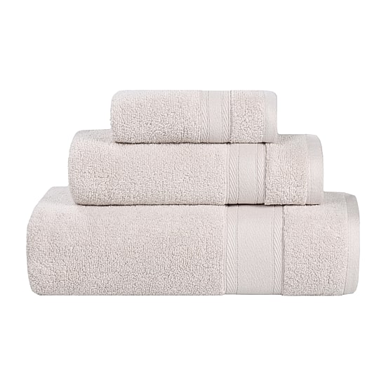 SUPERIOR® Belmont Collection | 100% Cotton 3-pc. Quick Dry Solid Bath Towel Set