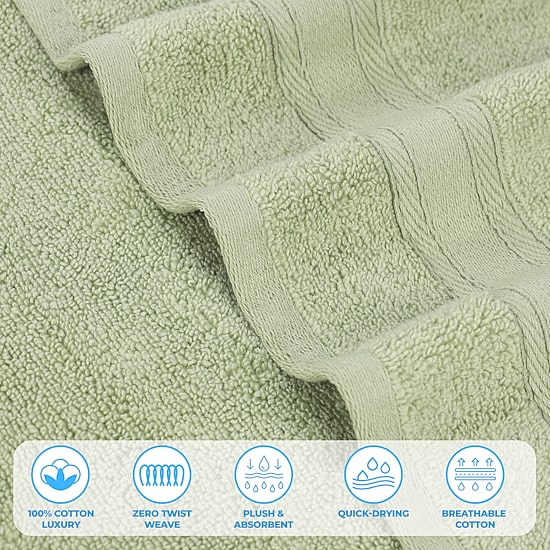SUPERIOR® Belmont Collection | 100% Cotton 2-pc. Bath Sheet