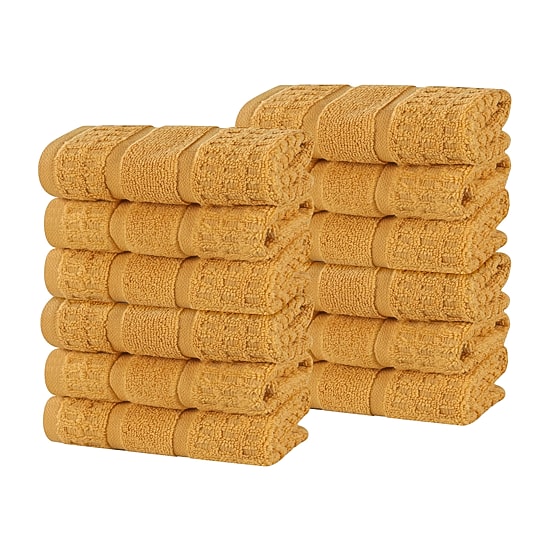 SUPERIOR® Napa Collection | 100% Cotton 12-pc. Quick Dry Washcloth