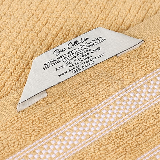 SUPERIOR® Brea Collection | 100% Cotton 6-pc. Solid Hand Towel