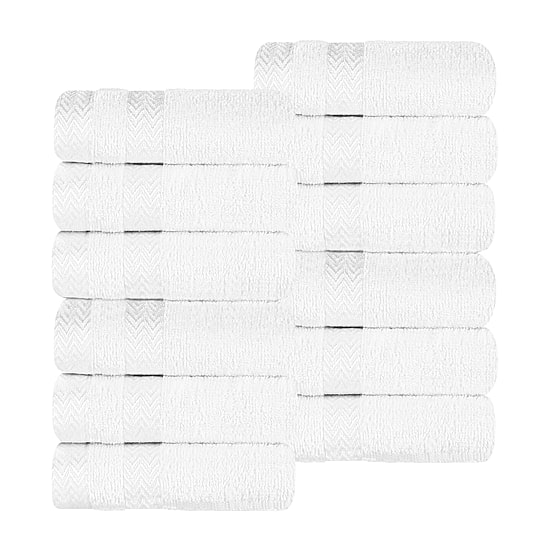 SUPERIOR® Hays Collection | 100% Cotton 12-pc. Quick Dry Washcloth