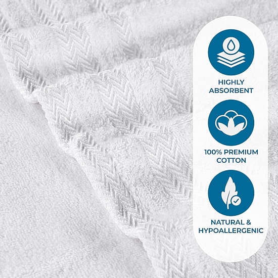 SUPERIOR® Hays Collection | 100% Cotton 12-pc. Quick Dry Washcloth