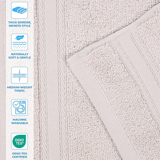 SUPERIOR® Belmont Collection | 100% Cotton 6-pc. Solid Hand Towel