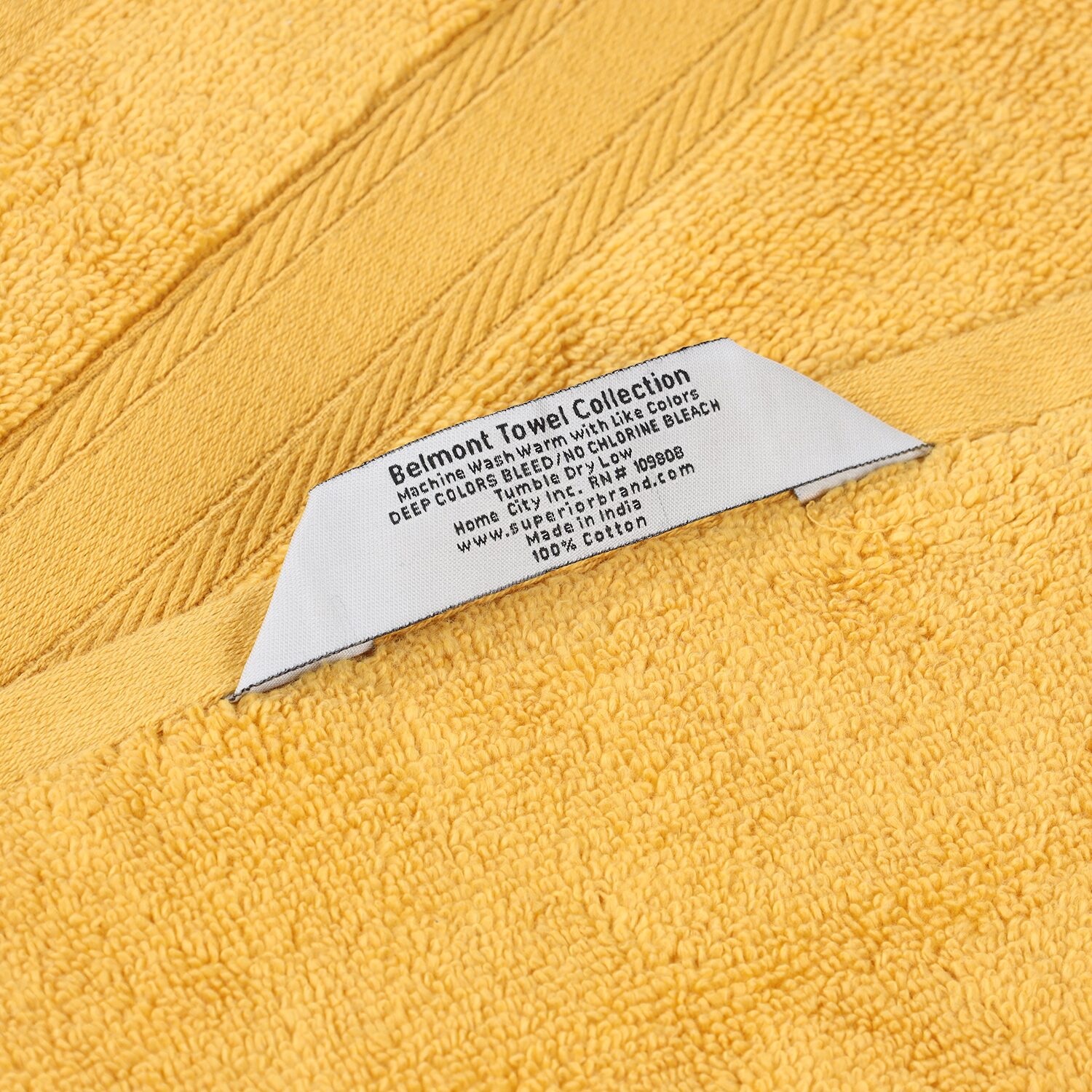 SUPERIOR® Belmont Collection | 100% Cotton 6-pc. Solid Hand Towel