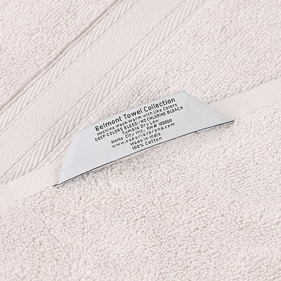 SUPERIOR® Belmont Collection | 100% Cotton 6-pc. Solid Hand Towel