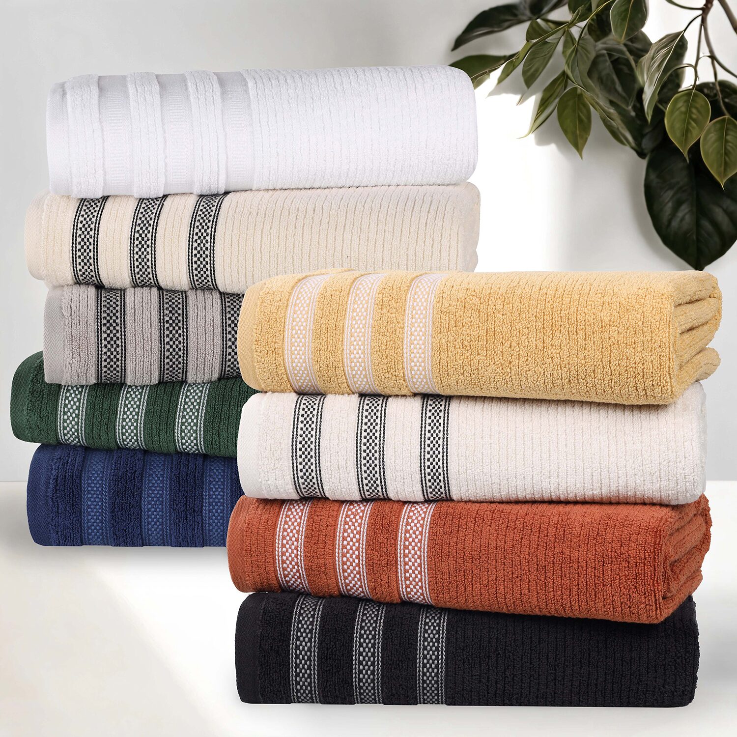 SUPERIOR® Brea Collection | 100% Cotton 12-pc. Quick Dry Washcloth