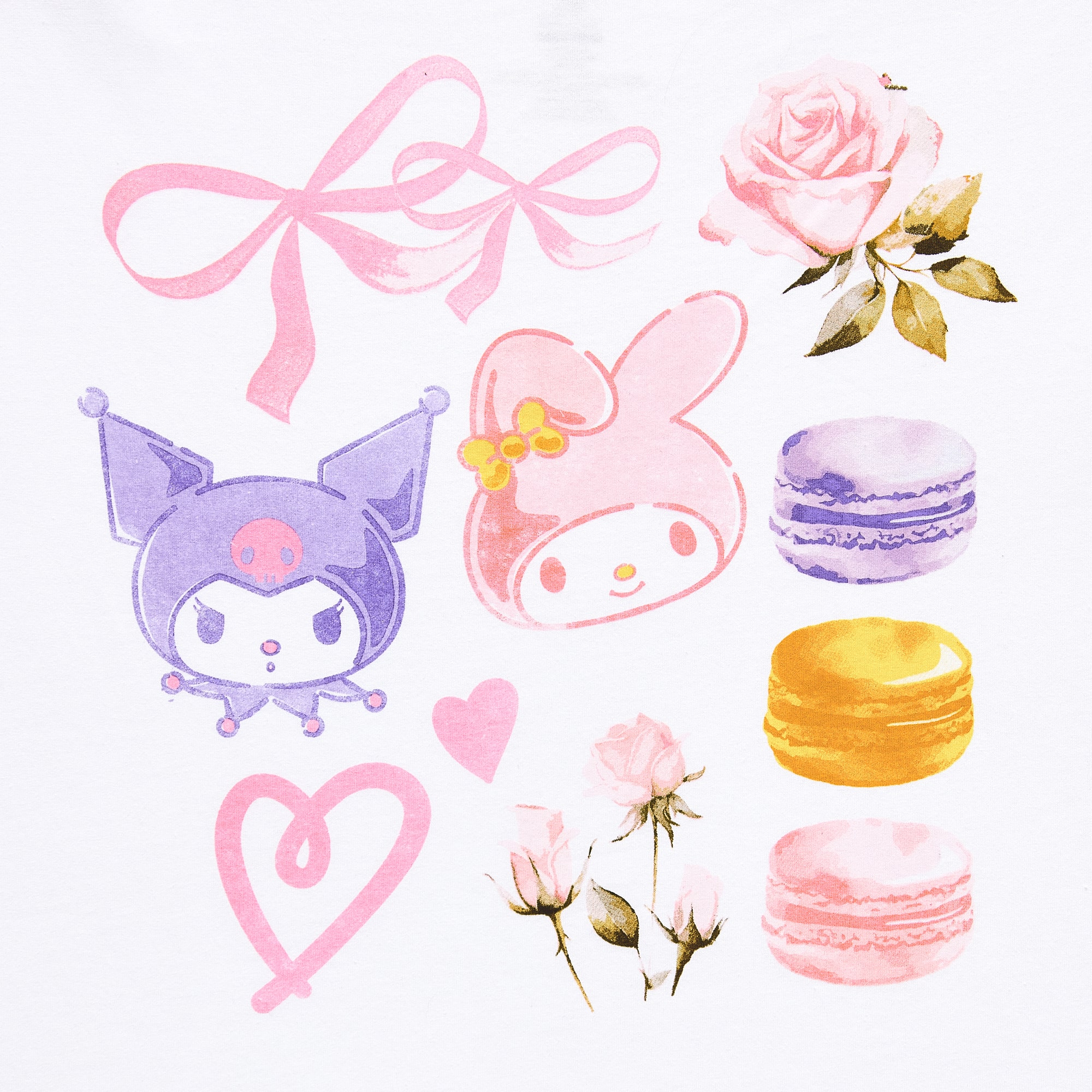 Grayson Threads, The Label Womens Juniors Crew Neck Short Sleeve Regular Fit Hello Kitty Graphic T-Shirt