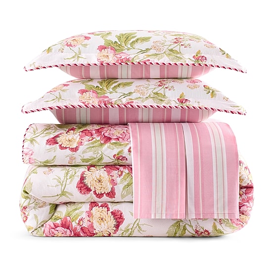 Waverly Forever Peony 4-pc. Comforter Set
