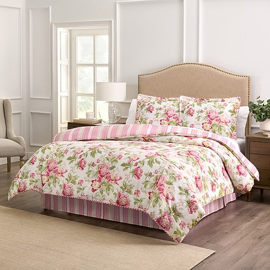 Waverly Forever Peony 4-pc. Comforter Set