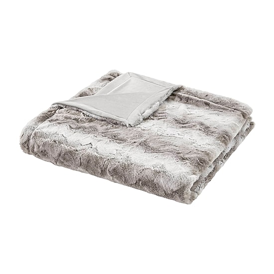 Madison Park Marselle Faux Fur Blanket