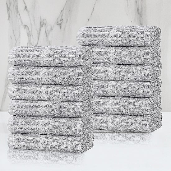SUPERIOR® Juno Collection 12-pc. Quick Dry Washcloth