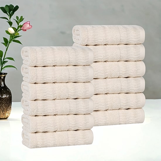 SUPERIOR® Mika Collection 12-pc. Quick Dry Washcloth