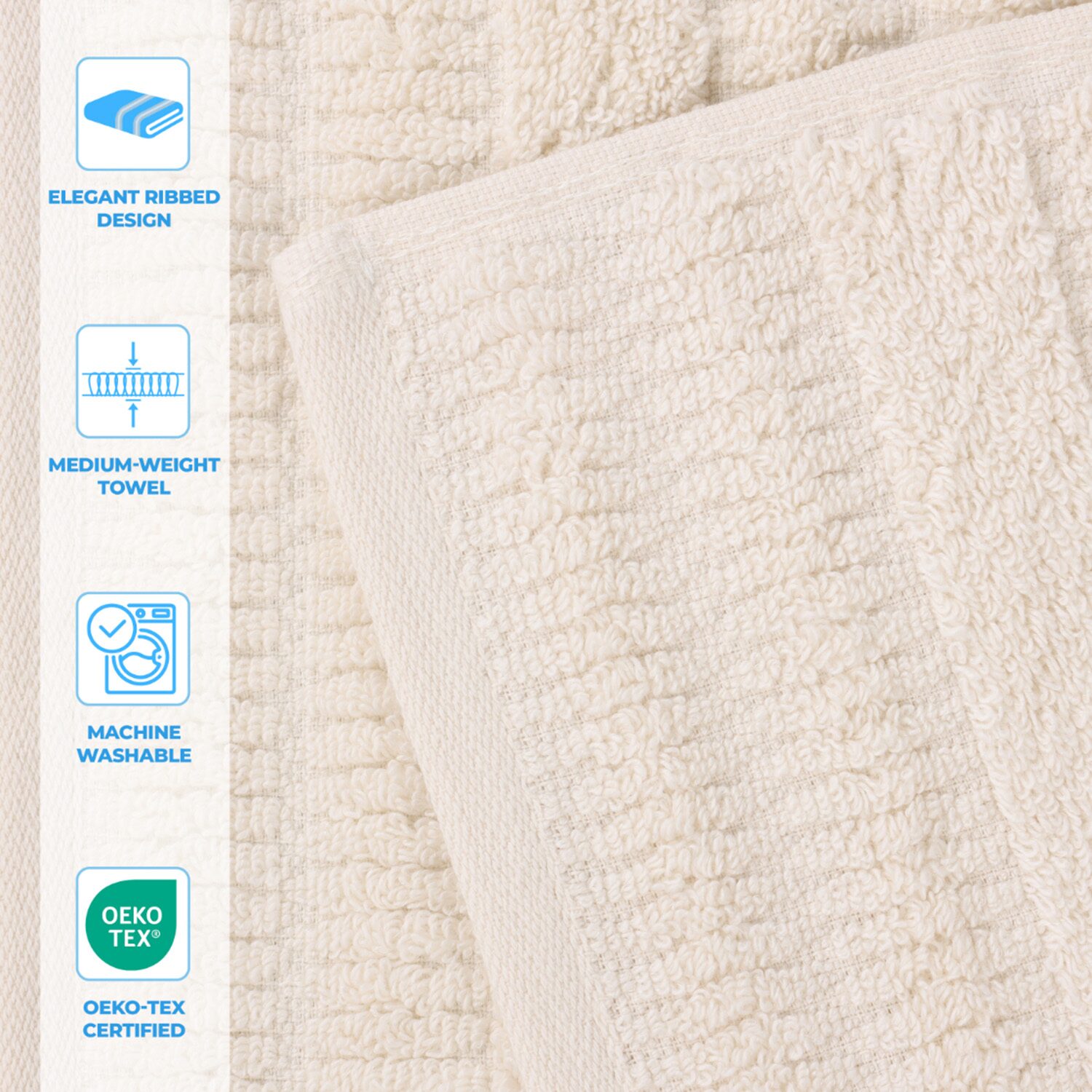 SUPERIOR® Mika Collection 6-pc. Solid Hand Towel