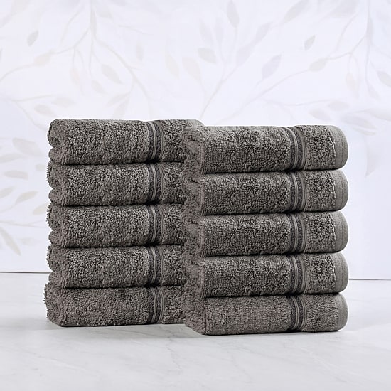 SUPERIOR® Heritage Collection | Luxury Egyptian Cotton 10-pc. Quick Dry Washcloth