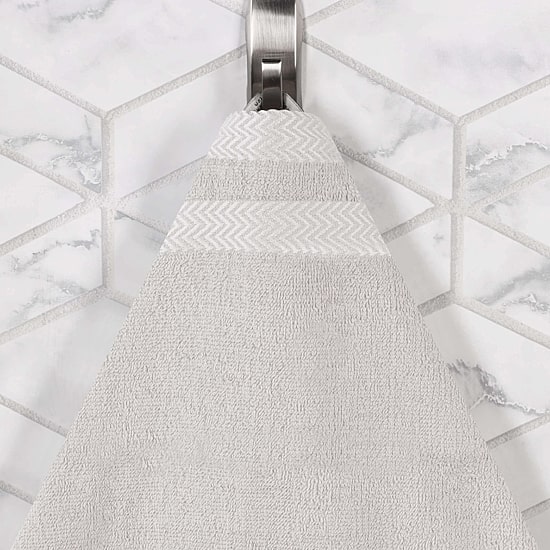 SUPERIOR® Hays Collection | 100% Cotton 3-pc. Quick Dry Solid Bath Towel Set