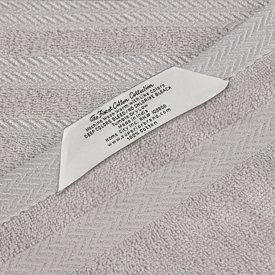 SUPERIOR® Hays Collection | 100% Cotton 3-pc. Quick Dry Solid Bath Towel Set