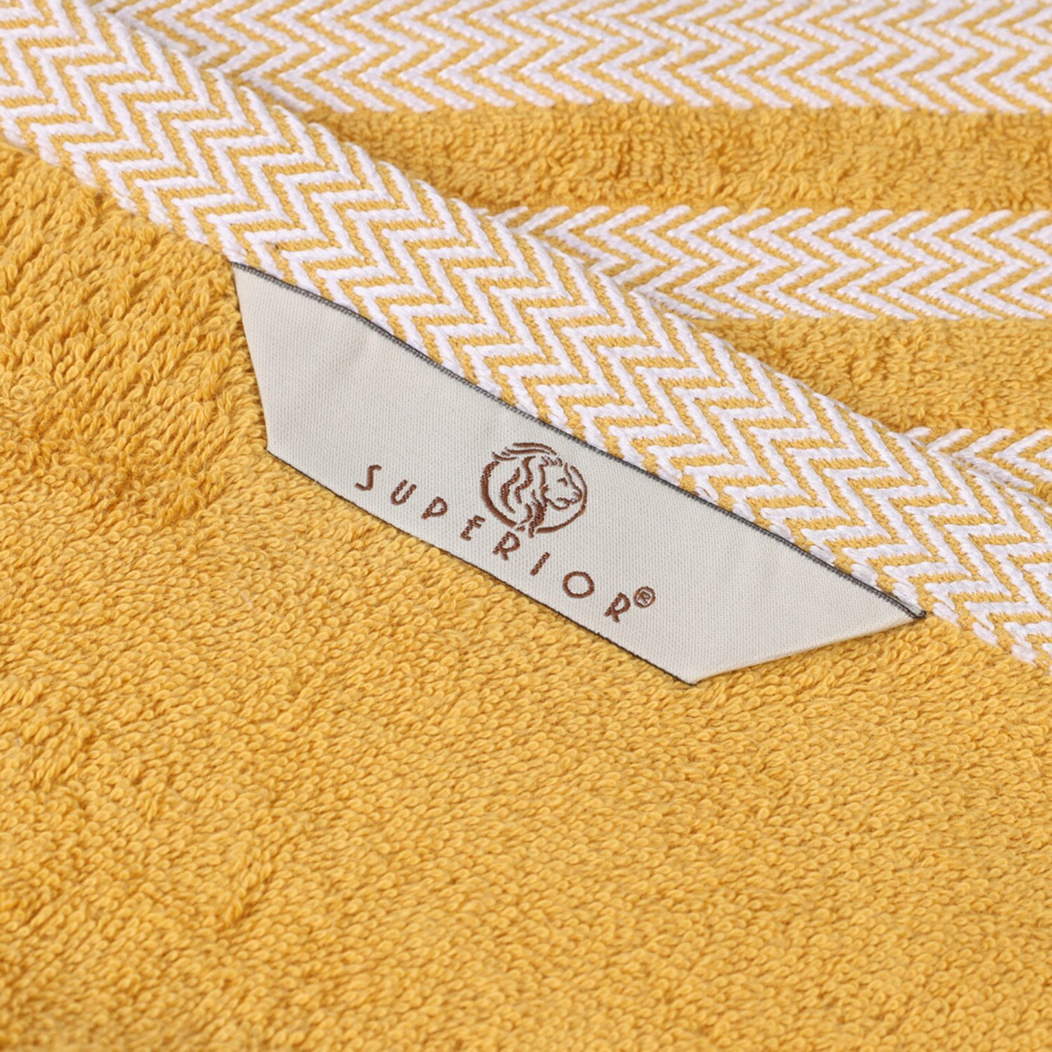 SUPERIOR® Hays Collection | 100% Cotton 6-pc. Solid Hand Towel