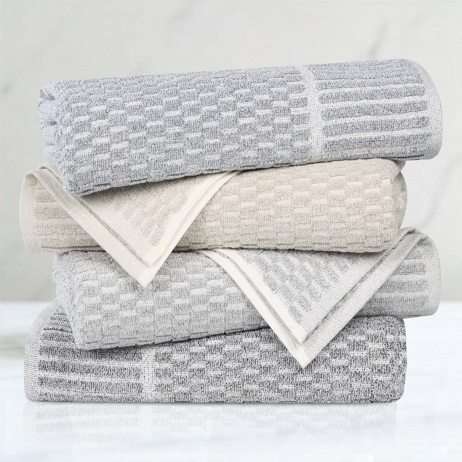 SUPERIOR® Juno Collection 12-pc. Quick Dry Solid Bath Towel Set