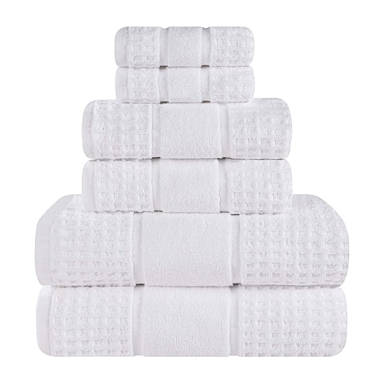 SUPERIOR® Napa Collection | 100% Cotton 6-pc. Quick Dry Solid Bath Towel Set