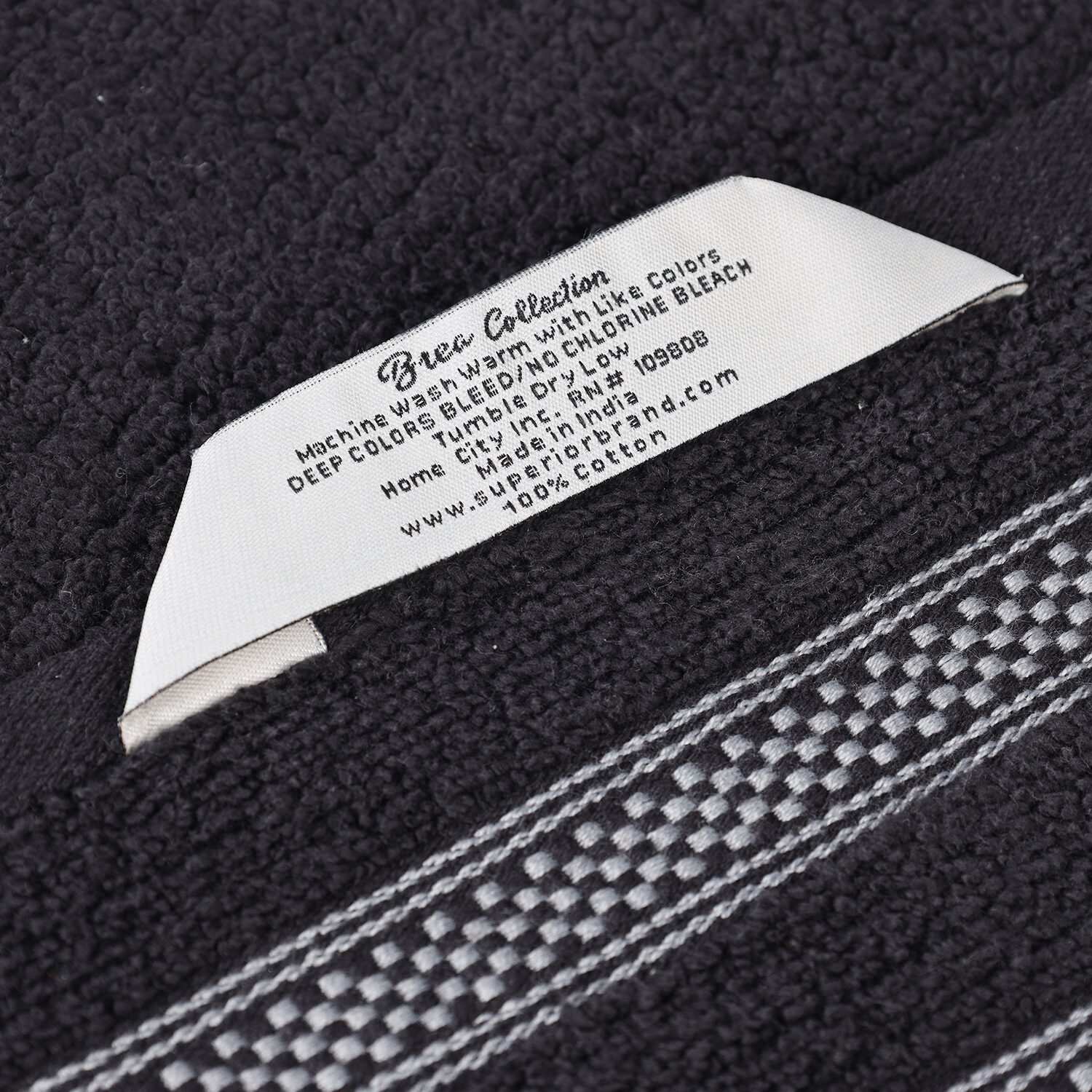 SUPERIOR® Brea Collection | 100% Cotton 2-pc. Bath Sheet