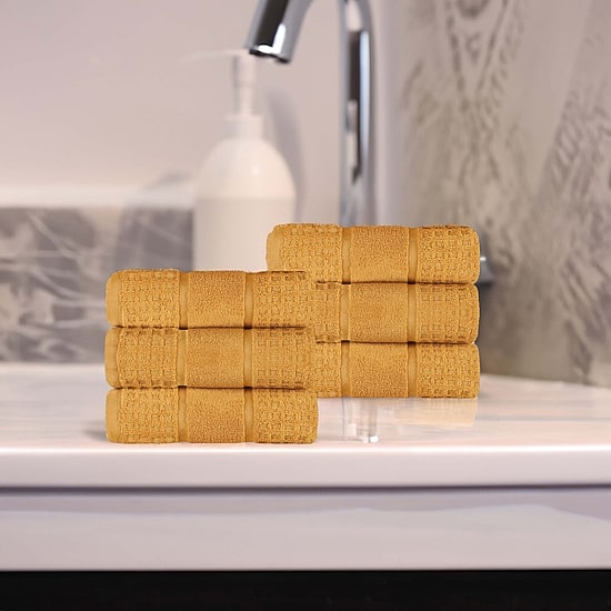 SUPERIOR® Napa Collection | 100% Cotton 6-pc. Solid Hand Towel