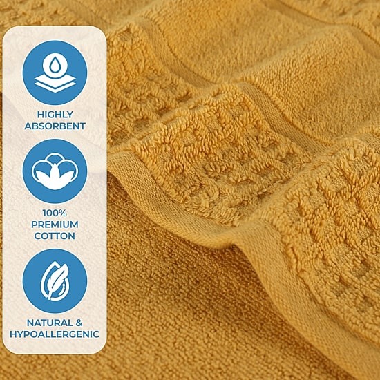 SUPERIOR® Napa Collection | 100% Cotton 6-pc. Solid Hand Towel