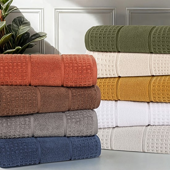 SUPERIOR® Napa Collection | 100% Cotton 6-pc. Solid Hand Towel