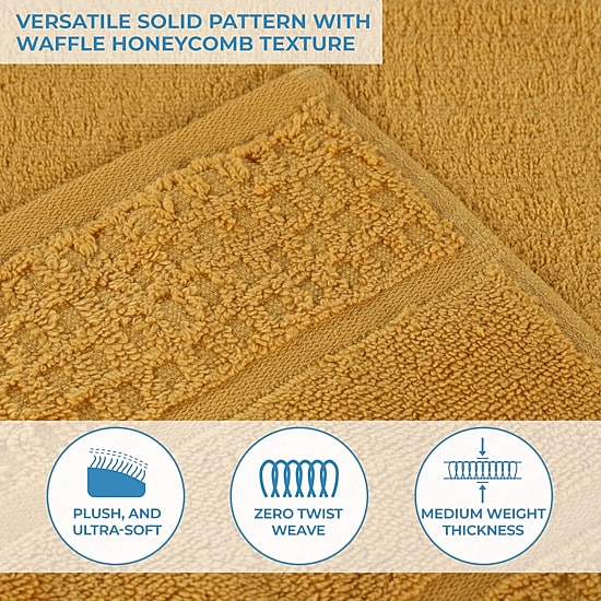 SUPERIOR® Napa Collection | 100% Cotton 6-pc. Solid Hand Towel