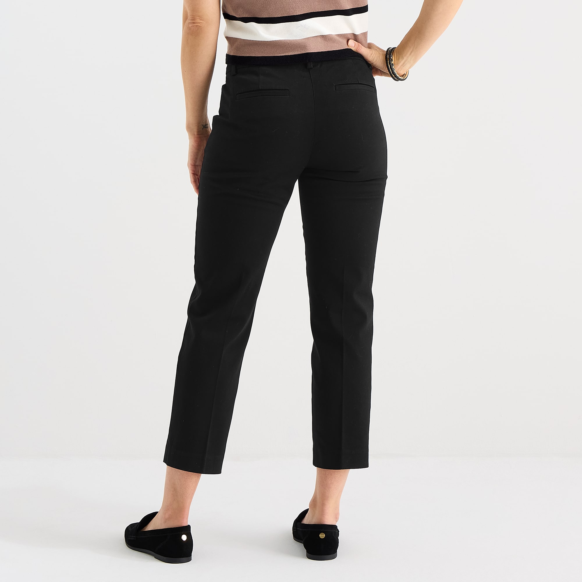 Liz Claiborne Emma Womens Slim Mid Rise Ankle Pant