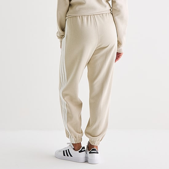 adidas Womens Straight High Rise Loose Fit Fleece Active Jogger Pant