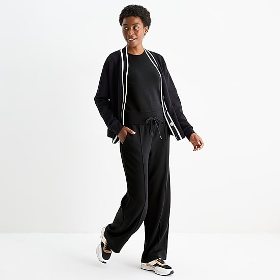 Stylus Womens Crew Neck Sleeveless Jumpsuit