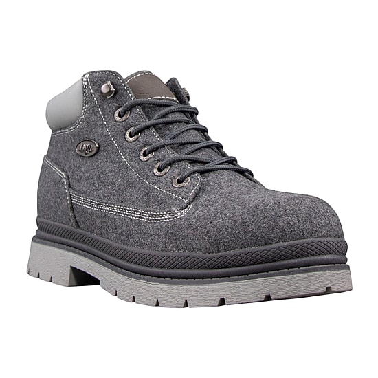 Lugz Mens Flat Heel Lace Up Boots