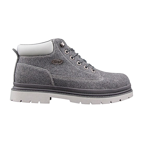 Lugz Mens Flat Heel Lace Up Boots