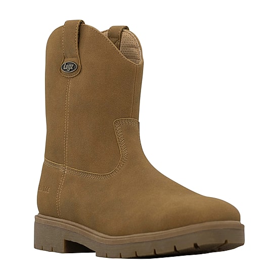 Lugz Duster Steel Toe Mens Block Heel Cowboy Boots