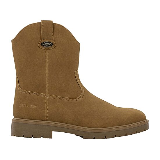 Lugz Duster Steel Toe Mens Block Heel Cowboy Boots