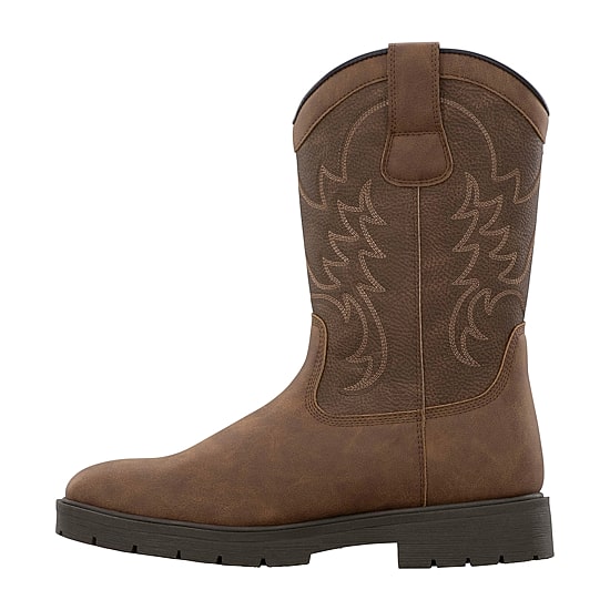 Lugz Cowboss Steel Toe Mens Block Heel Boots