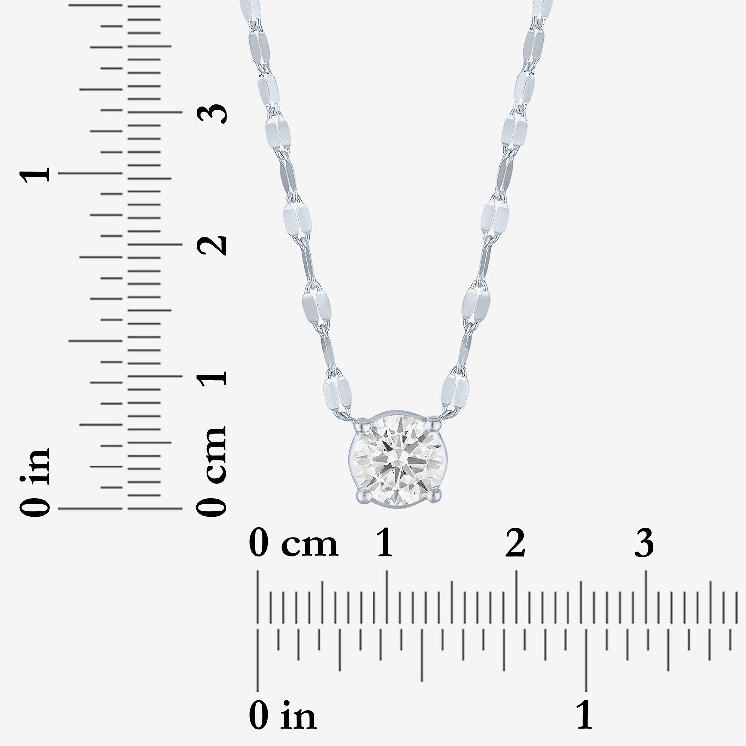 Diamond Addiction (D-E / Vs1-Vs2) Womens 1 CT. T.W. Lab Grown White 10K Gold Round 18 Inch Pendant Necklace
