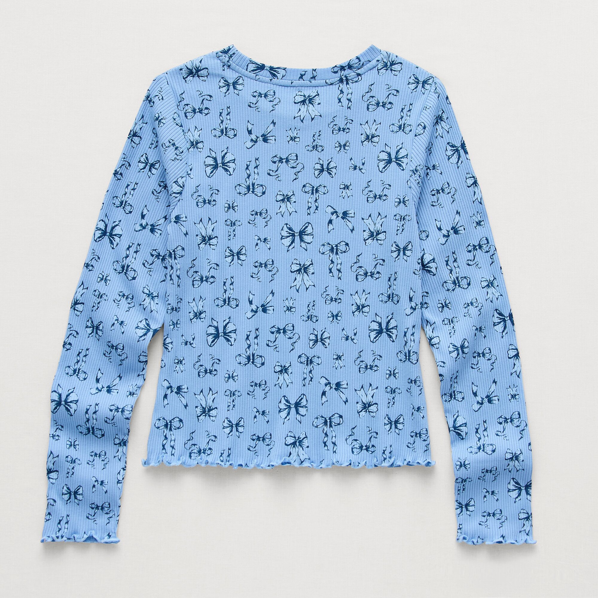 Thereabouts Little & Big Kid Girls Round Neck Long Sleeve T-Shirt