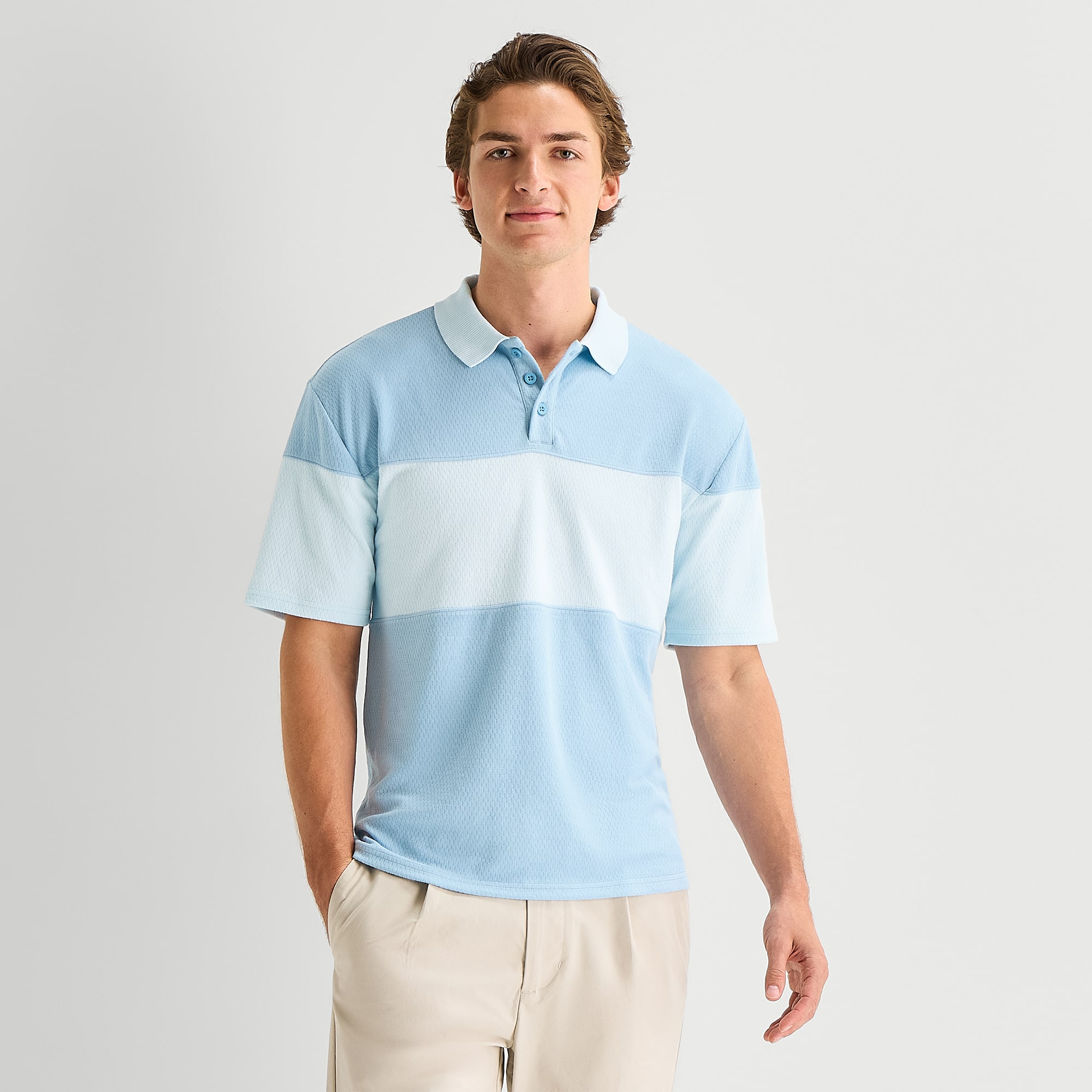 Stylus Mens Regular Fit Short Sleeve Polo Shirt