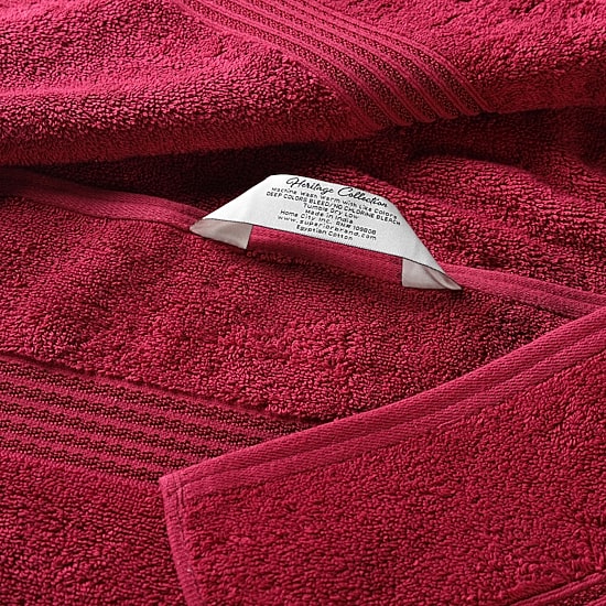 SUPERIOR® Heritage Collection | Luxury Egyptian Cotton 6-pc. Quick Dry Solid Bath Towel Set