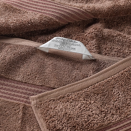 SUPERIOR® Heritage Collection | Luxury Egyptian Cotton 6-pc. Quick Dry Solid Bath Towel Set