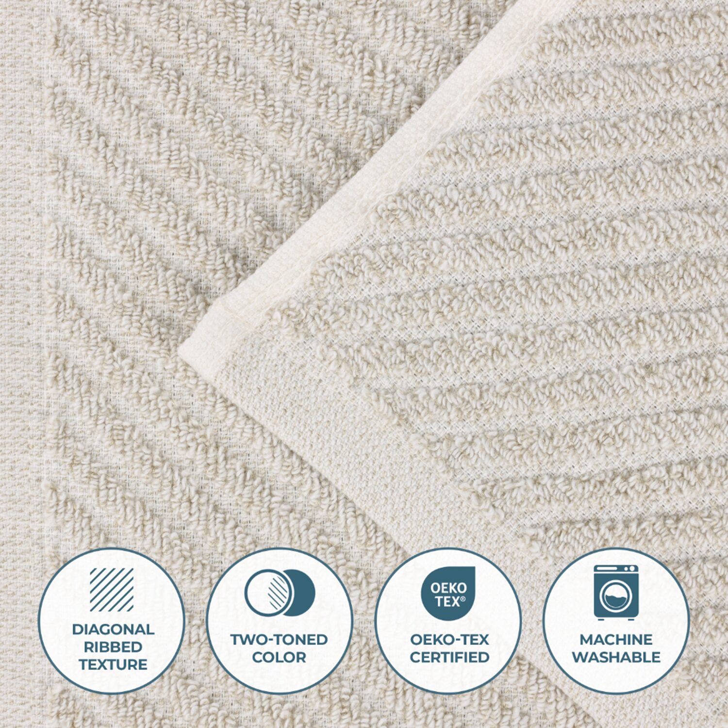 SUPERIOR® Amlia Collection 12-pc. Quick Dry Washcloth