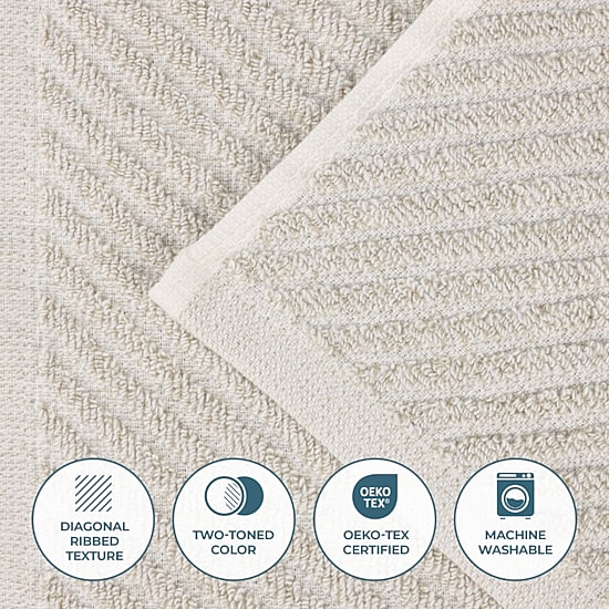 SUPERIOR® Amlia Collection 8-pc. Quick Dry Solid Bath Towel Set