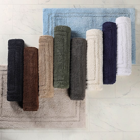 SUPERIOR® Solid Cotton 2-Pc Bath Rug