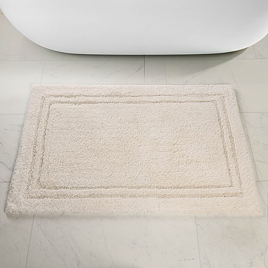 SUPERIOR® Solid Cotton 2-Pc Bath Rug