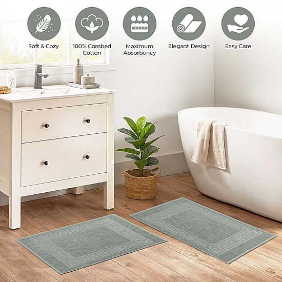 SUPERIOR® Cotton 2-Pc Bath Mat