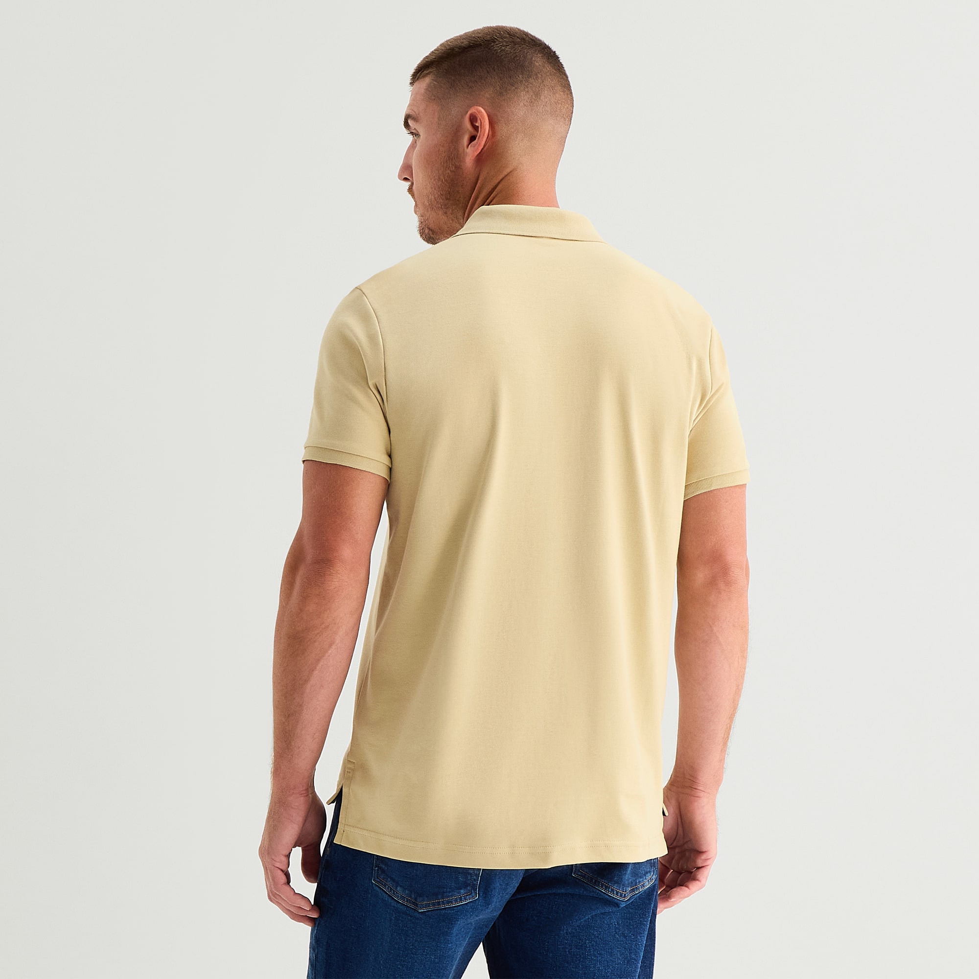 U.S. Polo Assn. Interlock Pique Mens Classic Fit Short Sleeve Shirt
