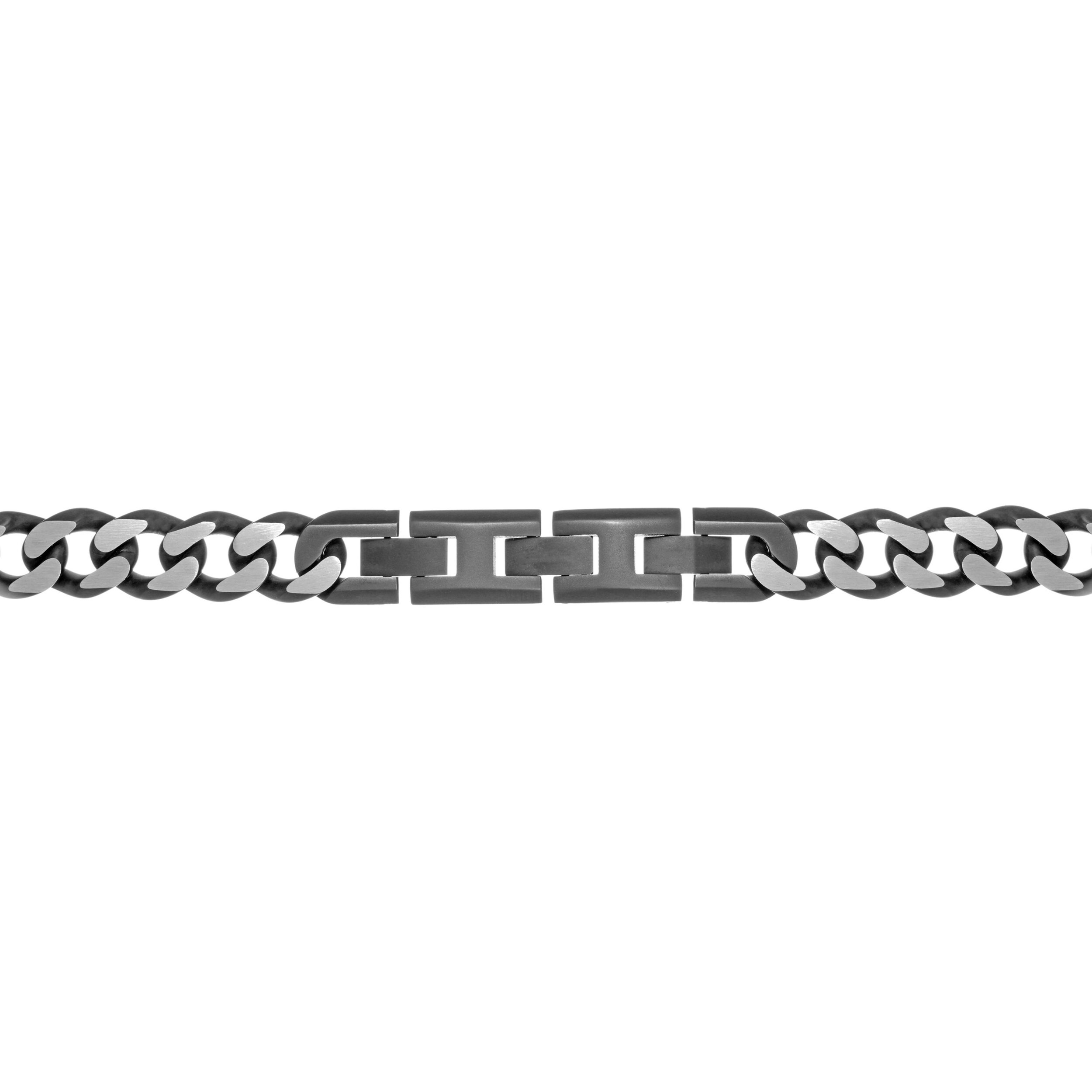 Stainless Steel Solid Curb Chain Necklace