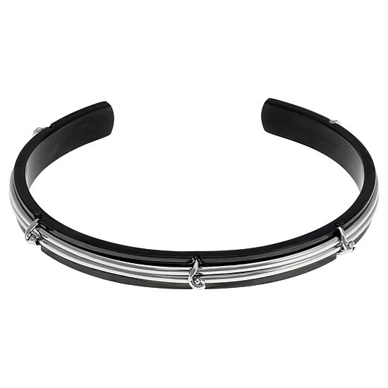 Mens Stainless Steel Bangle Bracelet