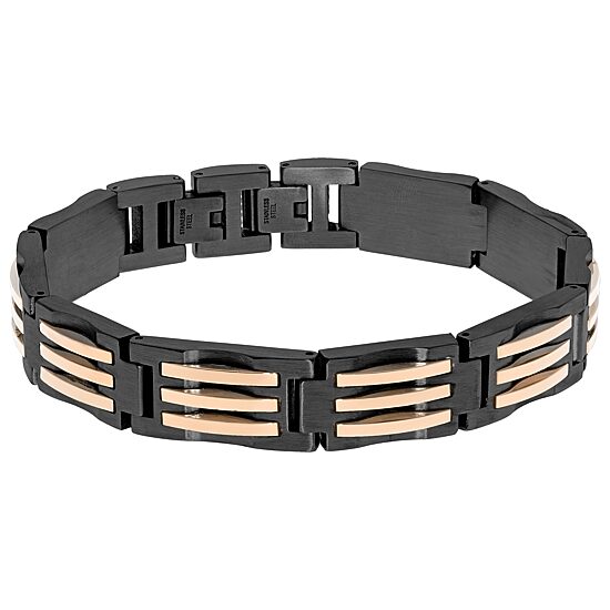 Mens Stainless Steel Wrap Bracelet